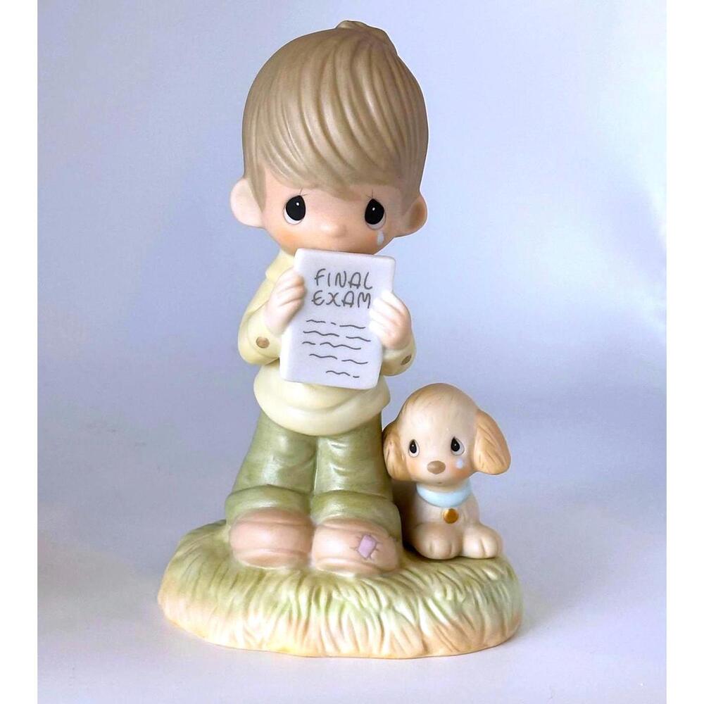 Precious Moments Final Exam God Understands Figurine